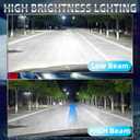 Compatible with Ford Focus 2012 2013 2014 2015 2016 2017 2018 Front Light Bulbs Combo, H1 High Beam & H11 Low Beam and H11 Fog Light Bulbs Combo,6500K White, 1:1 Direct Plug and Play,Pack of 6