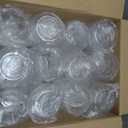 N9R 24 Count Plastic Wine Glasses Disposable 14oz - Elegant Origami Ripple Design, Shatterproof & Disposable for Whiskey, Cocktail, Champagne, Parties, Weddings, Events