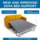 Meliusly Sleeper Sofa Support Board Full Size (46x64) Permanently Installed Wood Sofa Bed Board for Pull Out Couch, Folds with Frame, Under Mattress Bar Shield, Sofa Bed Support, Folding Bed Board