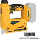 Cordless 18 Gauge Brad Nailer Compatible with 20V Battery (Tool Only),2-in-1 Electric Nail Gun with 2000pcs Nails/Staples,Dual Mode Framing Nail Gun for Trim Wood Crafting Interior Decoration