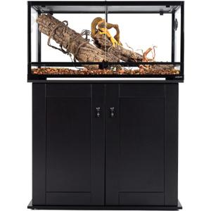 REPTI ZOO Reptile Terrarium Cabinet, Reptile and Amphibian Terrarium Stand 36" W x 18" D x 30" H