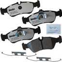 Bendix Fleet Metlok MKD1006FM Semi-Metallic Rear Brake Pads for Dodge Sprinter 2500 2006-2003, Sprinter 3500 2006-2003, Freightliner Sprinter 2500 2006, Sprinter 3500 2005-2002