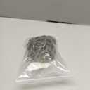 Curtain Rings with Clips Hooks 44Pack 1.26 inch Metal Stainless Steel Drapery Rings for Tension Rod Bracket Eyelets Decorative Hangers, Bronze (1.26" Interior Diameter)