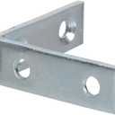 The Hillman Group 851119 3 x 3/4-Inch Corner Brace, Zinc Plated
