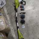 20V Cordless Tiller Cultivator with 48 Steel Tines, 9-inch Wide Battery Powered Garden Cultivator, Mini Tiller for Lawn/Gardening/Soil Cultivation(2*2Ah Battery and Fast Charger Included)