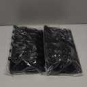 Foraineam 2 Pack Finger Ring Display Black Velvet 18 Slot Jewelry Counter Showcase Storage Organizer Holder