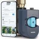 Moen Flo 1-inch Smart Water Shut Off Valve, Smart Home Water Monitor Leak Detector, Wifi Connected, App Enabled Flow Meter and Shutoff, 900-006
