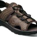 Nunn Bush Men's, Huck Bungee Slide Sandal (13 Wide, Brown)