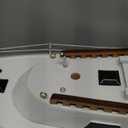 NAUTIMALL Wooden Catalina Yacht Model, 15x23 inch Sailboat Decor, Modern Luxurious Living Room Nautical Home Decoration Beach House Display