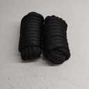 2 Pack 1" x 35' Double Braid Nylon Boat Dock Lines with 24" Loop - Marine Grade 1 Inch Dock Lines for Heavy Duty Mooring