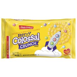 Malt-O-Meal Berry Colossal Crunch Breakfast Cereal, 26 Ounce (Pack of 8), BBD July 18, 2026