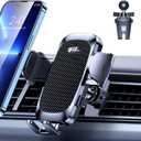 Phone Mount for Car [Military-Grade Super Suction] Universal Hands-Free Phone Holder for Dashboard Windshield Air Vent for iPhone 16 Pro Max Plus Samsung All Phones & Cars