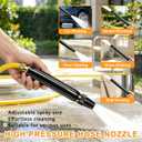 Home High-Pressure Car Wash Water Gun - Powerful Pressure Washer Hose Attachment with Booster Nozzle, Adjustable Spray Patterns for Car, Garden, Outdoor Cleaning & Watering Plants Vegetables (A-1)