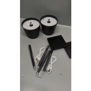 2 Pack Cordless Table Lamps, 3 Colors Stepless Dimming, 5000mAh Rechargeable Battery LED Desk Lamp for Bedroom/Couple Dinner/Desk/Cafe/Dining Room/Terrace