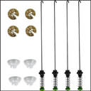 Upgraded W11228718 Washer Suspension Rod Kit Replacement Compatible with whirlpool maytag kenmore Washing Machine WTW5000DW2,WTW5000DW0, MVWC565FW0,11022352510, 23 Inch