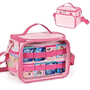 Carrying Case Compatible with Little Tikes Story Dream Machine, Storage Bag Fits for Story Dream Machine cartridges, CharacterShow & Go Storage Case