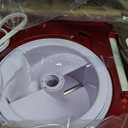Nostalgia Snow Cone Shaved Ice Machine - Retro Table-Top Slushie Machine Makes 20 Icy Treats - Includes 2 Reusable Plastic Cups & Ice Scoop - Retro Red