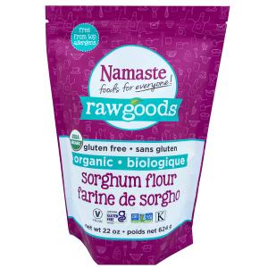 Namaste Foods Organic Sorghum Flour Gluten Free, 22 oz. (Pack of 6)  Allergen Free