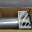 8 Inch Hooded Wall Vent Cover Outside, Dryer Exhaust Vent Metal Mesh Cover, Wall Vents Cover Exterior Air Exhaust for Kitchen Bathroom House Range Hood HVAC (White)