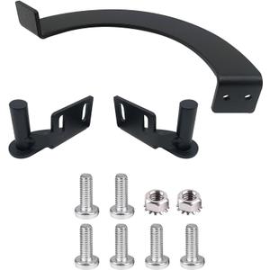 Grill Lid Door Stop Arc & Grill Lid Hinge Kit for Traeger Grills, BCA002 Grill Lid Door Stop Arc Right Side and KIT0001 Lid Hinge Kit(1 Left Side & 1 Right Side) for Traeger Pellet Grills