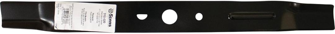 Stens 310-020 Standard Blade Compatible with/Replacement for Ryobi RY401150US, RY401140US, RY401200 and RY4011060US Mowers 682534, AC04025 7/8" Center Hole, 3 7/16" Center to Center, 21" Length
