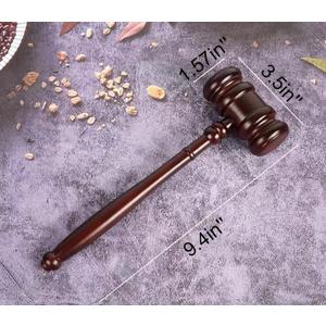 Premium Wooden Gavel  Perfect for Judge, Lawyer, Auction Court, Company, Student