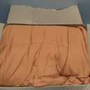 Bedsure Comforter Duvet Insert - Quilted Comforters Cal King Size, All Season Duvet, GentleSoft Down Alternative Bedding, with 8 Tabs, Gifts for Women/Men, Burnt Orange, Cal King 96 X 102 Inches