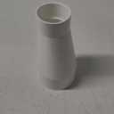 3" X 2" PVC Pipe Fitting Schedule 40 Compatible with 429-E Series Eccentric Reducer Coupling Suitable for High-flow Capacity, Plumbing, Irrigation, Pool, Spa, White