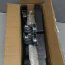 Nefish Furniture Dolly Adjustable Mini Fridge Stand with Wheels Washing Machine Stand Mobile Roller with 4 Locking Swivel Wheel Universal Mobile Base Moving Cart for Dryer Refrigerator (Black)