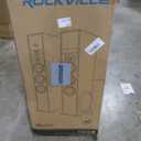 Rockville TM150C Powered Home Theater Tower Speaker System, Cherry Wood, 1000W, 10" Subwoofers, Bluetooth, USB/SD Playback, FM Radio, Remote Control, Karaoke Ready, Perfect for Home Entertainment