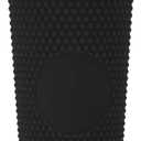 24oz DIY Studded Tumbler.Matte Black Studded Tumbler with Lid and Straw.Reusable Double Walled Insulated Travel Tumbler.Plastic Acrylic Pastel Colored Tumbler Cup for Iced Coffee Smoothie. (24ozDIY-Large (pack of 1))