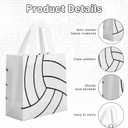 24 Pcs Non-Woven Volleyball Goodie Bags with Handles, Sports Party Favors Volleyball Gift Bags, Volleyball Birthday Decorations Wrapping Paper,Treats Bagsfor Desserts Sports Parties Supplies Birthday