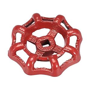 It Works Great 2pcs 72mm OD Metal Outside Faucet Round Wheel Handle,Replacement Gate Valve Handwheel,Replacement Water Spigot Handle,Globe Valve Switch Handle,Paint Cast Steel,Square Broach 7x7mm,Red