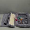 TWDEPART Cat Tree Tower with Cat Scratching Post for Indoor Cats, Activity Centre Climbing Tree with Scratching Board and Playful Toy Balls, Grey