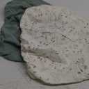 Blissful Diary Muslin Bassinet Sheets for Baby Girls Boys, Boho Soft Cotton Fitted for Oval Hourglass Rectangle Mattress, 2 Pack(Roman Green&Leaf)