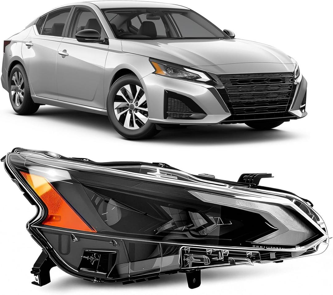 Nakkaa Passenger Side Headlight Assembly w/DRL Compatible with Altima SV/S/SR/SR Premium/SL/Platinum 2023-2025 Headlamp 26010-6CA0B 260106CA0B Right