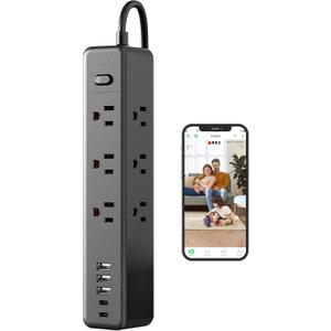 Small Nanny Camera - Mini Wi-Fi Security Cam - Indoor Wireless Cameras - Motion Detection - USB Port - Side, Camera on Side