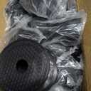 24 PCS Balloon Weights Metallic Anchor, Balloon Holder Heavy Weights with 1 Roll Black Crimped Ribbon for Balloons Table Party Favor Birthday Decor(Black)