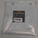 Mrs Awesome 36x78 Small Stall Shower Curtain Liner with 3 Magnets Clear PEVA 8G Thick & Heavy Duty, Waterproof, Narrow Stall Size 36 x 78 inches, Clear