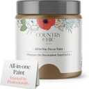 Country Chic All-in-One Chalk Paint for Furniture, Cabinets, Home Decor, Eco-Friendly, Matte Finish, Built-In Primer & Top Coat for Wood, Metal - Driftwood (Brown) - 4 oz (118 ml)