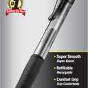 Pilot G2 Premium Gel Roller Pens, Extra Fine Point 0.5 mm, Gel Pens Black Ink, Pack of 12 - Ideal for School, Journaling & Office Writing