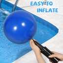 TicTac Shot Pool Toys Games Set- Tic-Tac-Toe Inflatable Pool Toy with 10 Balls - for Adults Teens Kids 2-10 Players