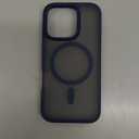 TORRAS for iPhone 16 Pro Case Translucent Matte Blue | Compatible with MagSafe, Military Grade Drop Protection, Stronger Magnetic, Shockproof Airbag, Color Button, Slim AntiScratch