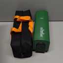 BIG HORN OUTDOORS Butane Camping Stove, Portable Folding Gas Burner with Carry Bag for Camping, Emergency Use and Outdoor Cooking (Green)