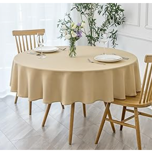 Nova Textured Tablecloth Spill-Proof Wrinkle Free Soft Jacquard Table Cloth for Table Cover, for Dining Room Buffet Banquet Parties Holiday Dinner