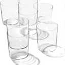 Oneida 896827 Stackables Tall Clear Drinkware, Set Of 6