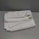 ANRODUO Pack of 2 Textured Boucle Throw Pillow Covers Soft White Euro Decorative Accent Solid Pillow Cases Cozy Modern Couch Cushion Case for Chair Sofa Bedroom Living Room Home Decor, 26 x 26 Inch