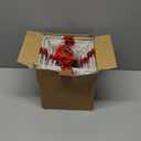 Stackable Lighted Gift Boxes Set of 4, Battery-Powered Lighted Christmas Boxes with Warm LED & Timer, Metal Frame Gift Box for Indoor/Outdoor Mantel, Tabletop & Staircase (Yellow)