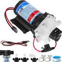 EF5500-BOX 12V Pump,6.5GPM,70Psi Diaphragm Water Pump,Self Priming Up to 10 Feet,Ideal for RV,Marine,Yacht Sprayer and Pressure Washing-1/2 MNPT Connection