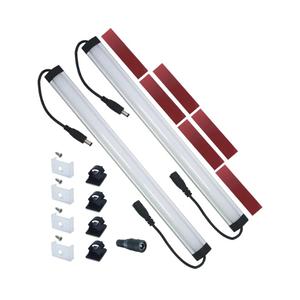 Litever Extra Under Cabinet Lighting Bars,12VDC, 3000K Warm White, with Mounting Clips, Screws, Self-Adhesive Pads. Compatible LL-008 Series ONLY-[2-Pack-3000K]